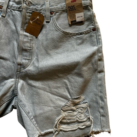 Levi’s 501 Jean Shorts Sz 32 - Picture 14 of 16